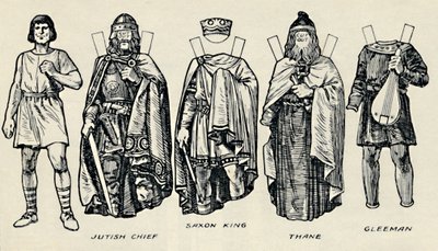 La Galería del Traje Británico: Cómo Vestía la Gente en Tiempos Anglo-Sajones, c1934 de Unbekannt