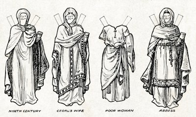 La Galería del Traje Británico: Cómo se Vestía la Gente en Tiempos Anglo-Sajones, c1934 de Unbekannt