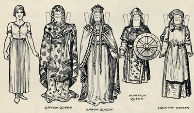 La Galería del Traje Británico: El vestido de los daneses y los anglosajones tardíos de Unbekannt