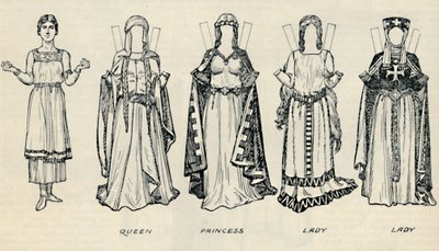 La Galería del Traje Británico: Tipos de Vestimenta en Tiempos de los Primeros Plantagenet, c. 1934 de Unbekannt