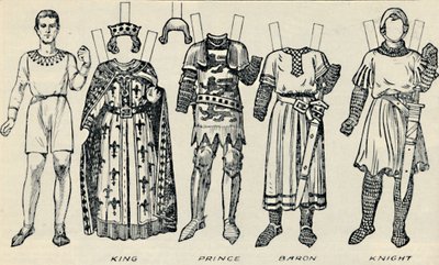La Galería del Traje Británico: Lo que hombres y mujeres vestían en la época de Enrique III, c1934 de Unbekannt