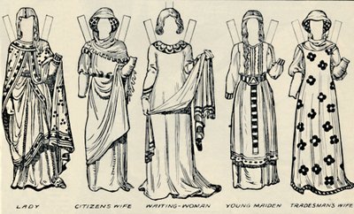 La galería del traje británico: Lo que hombres y mujeres vestían en la época de Enrique III de Unbekannt
