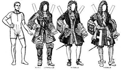 La Galería del Traje Inglés: Algunos de los Vestidos Usados en la Época de Guillermo III, c. 1934 de Unbekannt