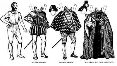 La galería del traje histórico: Algunos de los vestidos usados en el reinado de Isabel, c. 1934 de Unbekannt