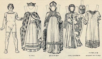 La Galería del Traje Histórico: Los vestidos usados en los días de Ricardo I, c. 1934 de Unbekannt