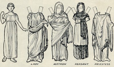 La Galería del Traje Histórico: Lo que solían usar los britanos y romanos, c. 1934 de Unbekannt