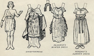 La Galería del Traje Histórico: Lo que los britanos y romanos solían usar, c. 1934 de Unbekannt