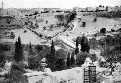 El Jardín de Getsemaní y la Ciudad Santa de Jerusalén, 1926 de Unbekannt