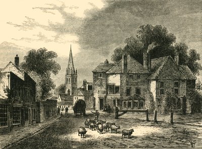 La Casa de la Puerta, Highgate, en 1820, c1876 de Unbekannt
