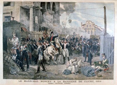 La Puerta de Clichy durante la Defensa de París, 30 de marzo de 1814, 1904 de Unbekannt