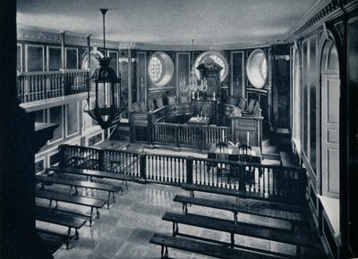 El Tribunal General en el Capitolio de Williamsburg, c. 1938 de Unbekannt