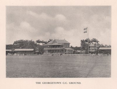 El campo de cricket del Club de Georgetown, Guayana Británica, 1910-1912 de Unbekannt