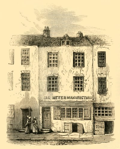 La casa de los fantasmas en Cock Lane, c1872 de Unbekannt
