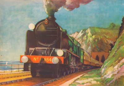 La Flecha Dorada, S.R., saliendo del Acantilado de Shakespeare, Dover, 1940 de Unbekannt