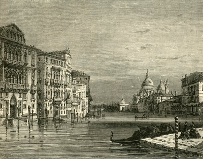 El Gran Canal, Venecia, 1890 de Unbekannt