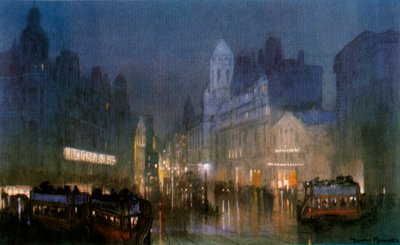 El Gran Canal de Tottenham Court Road, c1900-1940 de Unbekannt