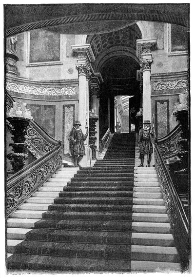 La Gran Escalera, Palacio de Buckingham, Londres de Unbekannt