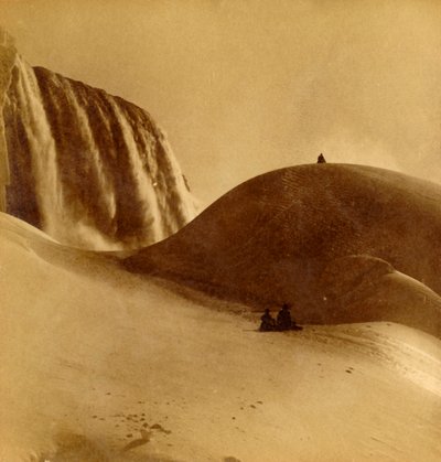 La gran montaña de hielo, Niagara, EE.UU., c. 1900 de Unbekannt