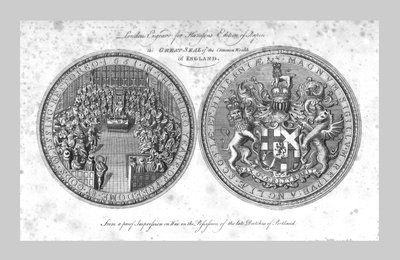 El Gran Sello de la Mancomunidad de Inglaterra, 1785 de Unbekannt