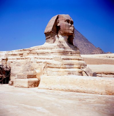 La Gran Esfinge de Giza, Antiguo Egipto, c. 2550 a.C. de Unbekannt