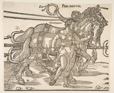 El gran carro triunfal, tercera hoja, n.d. de Unbekannt