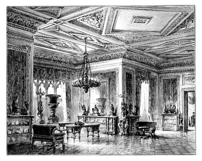 El Salón Verde, Castillo de Windsor, c1888 de Unbekannt