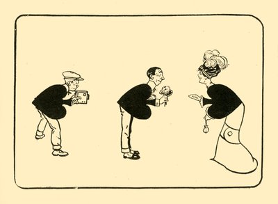 El Saludo en el tres de espadas, 1910 de Unbekannt