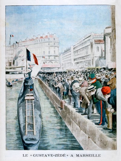 El Gustave-Zede llega a Marsella, 1901 de Unbekannt