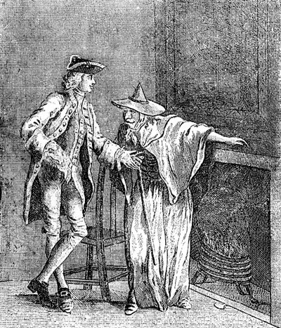 El gitano conversando con el Inspector General de Gran Bretaña, c1753 de Unbekannt