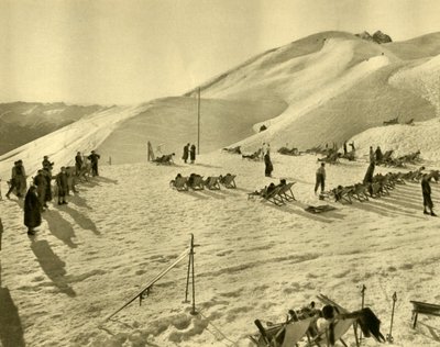 El teleférico Hafelekarbahn, Innsbruck, Tirol, Austria, c. 1935 de Unbekannt