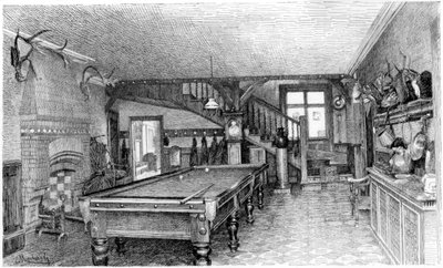 El Salón en Silverbeck, c. 1880-1882 de Unbekannt