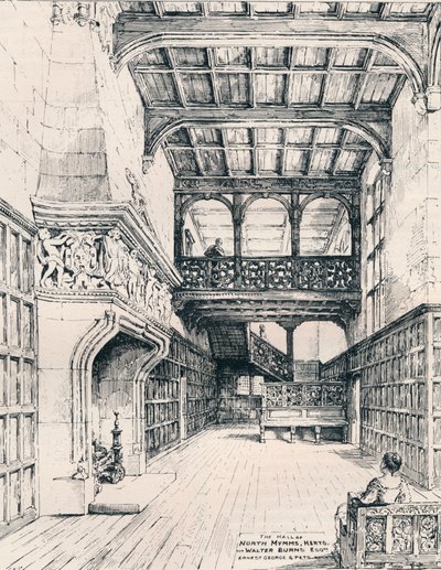 El Salón de North Mymms, Herts, 1898 de Unbekannt