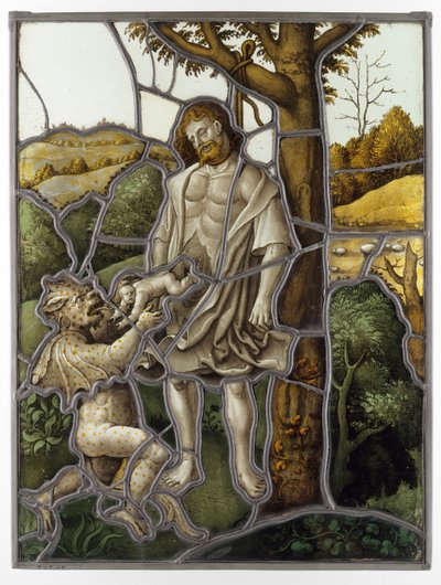 El ahorcamiento de Judas, Alsacia, c. 1520 de Unbekannt