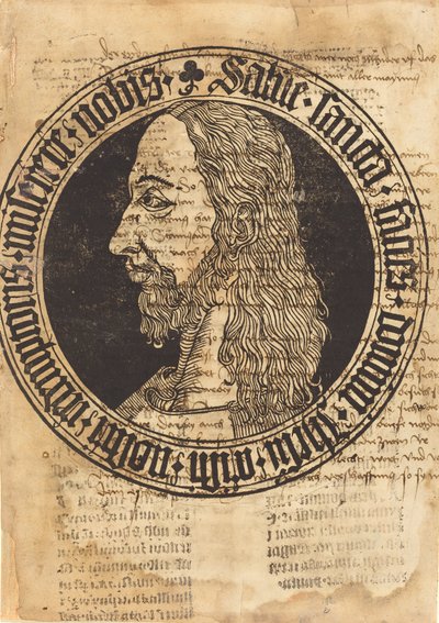 La cabeza de Cristo, c. 1500 de Unbekannt