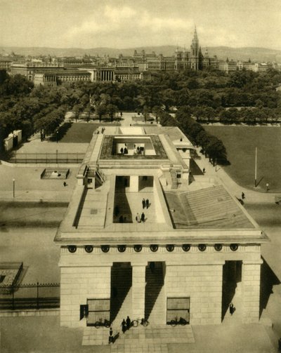 El Monumento a los Héroes, Viena, Austria, c1935 de Unbekannt