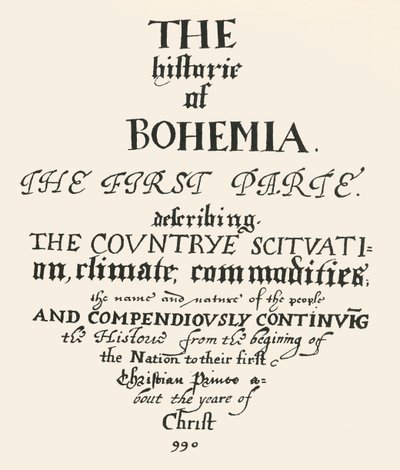 La Historia de Bohemia, 1619-1620 de Unbekannt