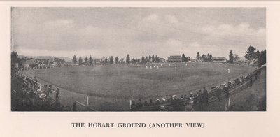 El campo de cricket de Hobart, Tasmania, Australia, 1912 de Unbekannt