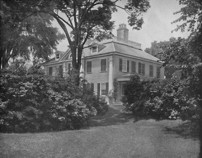 El hogar del poeta Longfellow, Cambridge, Mass., c1897 de Unbekannt
