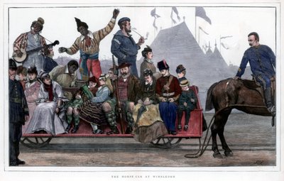 El tranvía en Wimbledon, 1872 de Unbekannt