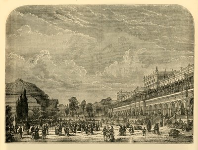 El jardín hortícola y el edificio de exposiciones, c1876 de Unbekannt