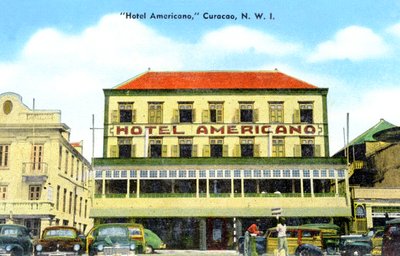 El Hotel Americano, Curazao, Antillas Neerlandesas, c. 1900s de Unbekannt
