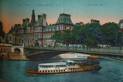 El Hôtel de Ville, París de Unbekannt
