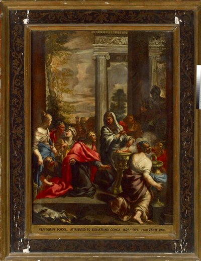 La idolatría de Salomón, c1675-1695 de Unbekannt
