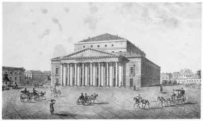 El Teatro Imperial Bolshoi Kamenny, San Petersburgo, Rusia, 1820s de Unbekannt