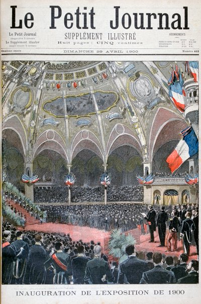 La inauguración de la Exposición Universal de 1900 de Unbekannt