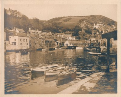 El puerto interior - Polperro, 1927 de Unbekannt