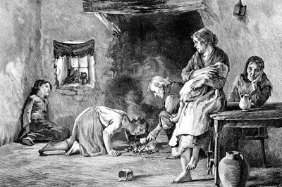 La Hambruna Irlandesa, 1845-1849, 1900 de Unbekannt