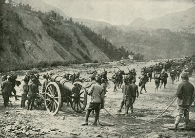 El ejército italiano en marcha, 1919 de Unbekannt