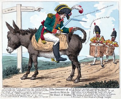 El viaje de un héroe moderno a la isla de Elba de Unbekannt
