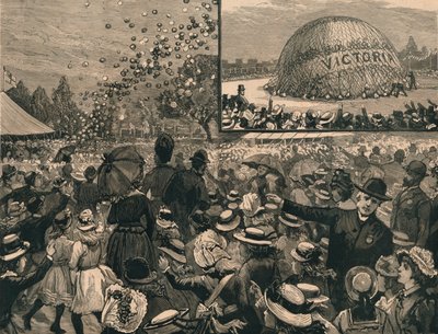 La fiesta del jubileo para los niños de las escuelas de Londres en Hyde Park, 1887 de Unbekannt